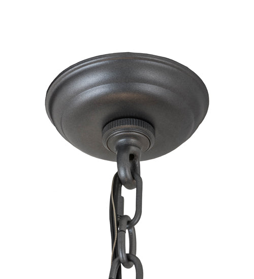 Meyda Lighting Cyclone 24" 13-Light Pewter Chandelier