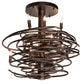 Meyda Lighting Cyclone 36" 15-Light Mahogany Bronze Chandelier