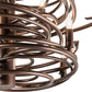 Meyda Lighting Cyclone 36" 15-Light Mahogany Bronze Chandelier