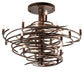 Meyda Lighting Cyclone 36" 15-Light Mahogany Bronze Chandelier