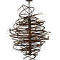 Meyda Lighting Cyclone 36" 18-Light Antique Rust Chandelier