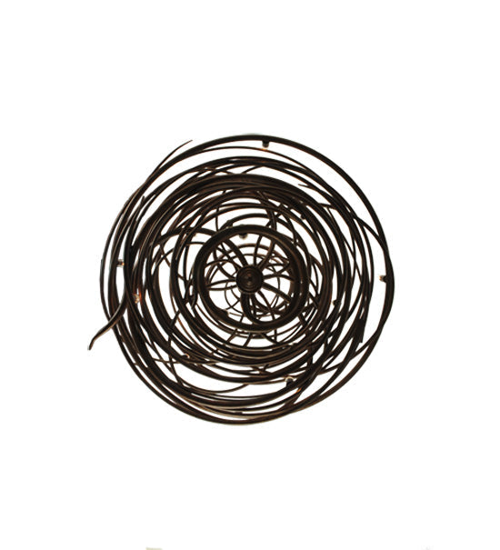 Meyda Lighting Cyclone 36" 18-Light Antique Rust Chandelier