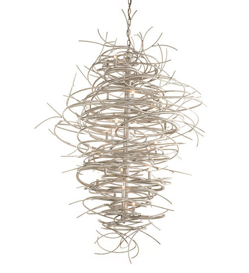 Meyda Lighting Cyclone 36" 25-Light Pewter Chandelier