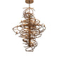 Meyda Lighting Cyclone 40" 20-Light Aged Gilded Gold Chandelier