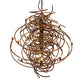 Meyda Lighting Cyclone 40" 20-Light Aged Gilded Gold Chandelier