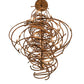 Meyda Lighting Cyclone 40" 20-Light Aged Gilded Gold Chandelier