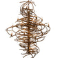 Meyda Lighting Cyclone 40" 20-Light Aged Gilded Gold Chandelier