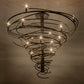 Meyda Lighting Cyclone 48" 14-Light Timeless Bronze Chandelier