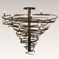 Meyda Lighting Cyclone 48" 14-Light Timeless Bronze Chandelier