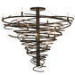 Meyda Lighting Cyclone 48" 14-Light Timeless Bronze Chandelier