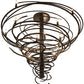 Meyda Lighting Cyclone 48" 14-Light Timeless Bronze Chandelier