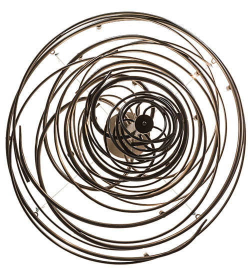 Meyda Lighting Cyclone 48" 14-Light Timeless Bronze Chandelier
