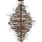 Meyda Lighting Cyclone 56" 28-Light Antique Rust Chandelier