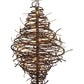 Meyda Lighting Cyclone 56" 28-Light Antique Rust Chandelier