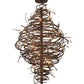 Meyda Lighting Cyclone 56" 28-Light Antique Rust Chandelier