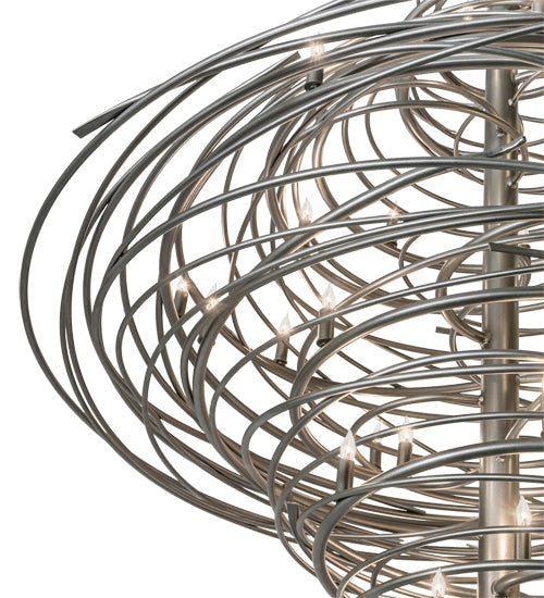 Meyda Lighting Cyclone 60" 36-Light Pewter Chandelier