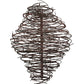 Meyda Lighting Cyclone 62" 36-Light Cafe Noir Rust Chandelier