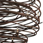 Meyda Lighting Cyclone 62" 36-Light Cafe Noir Rust Chandelier