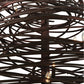 Meyda Lighting Cyclone 62" 36-Light Cafe Noir Rust Chandelier