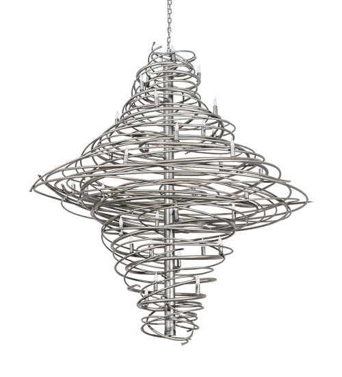 Meyda Lighting Cyclone 64" 36-Light Industrial Steel Chandelier