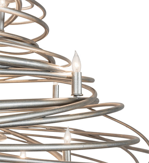Meyda Lighting Cyclone 64" 36-Light Industrial Steel Chandelier