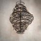 Meyda Lighting Cyclone 64" 36-Light Old Wrought Iron Chandelier