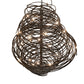 Meyda Lighting Cyclone 64" 36-Light Old Wrought Iron Chandelier