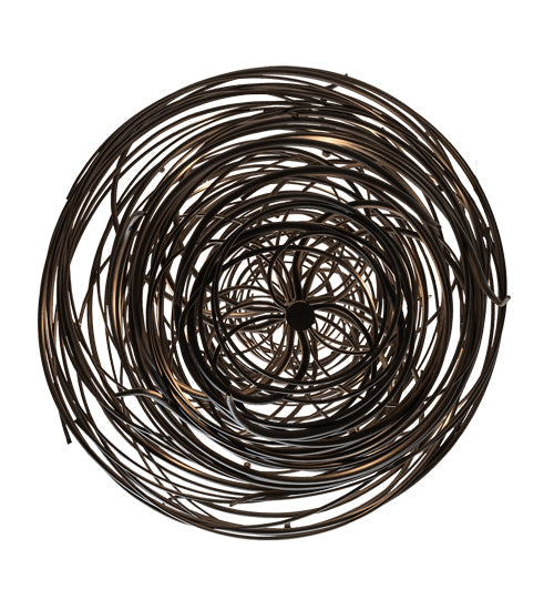 Meyda Lighting Cyclone 64" 36-Light Old Wrought Iron Chandelier