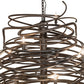 Meyda Lighting Cyclone 64" 36-Light Old Wrought Iron Chandelier