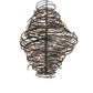 Meyda Lighting Cyclone 64" 36-Light Old Wrought Iron Chandelier