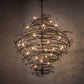 Meyda Lighting Cyclone 65" 36-Light Pewter Chandelier