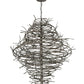 Meyda Lighting Cyclone 65" 36-Light Pewter Chandelier