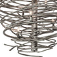 Meyda Lighting Cyclone 65" 36-Light Pewter Chandelier