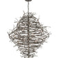 Meyda Lighting Cyclone 65" 36-Light Pewter Chandelier