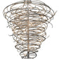 Meyda Lighting Cyclone 73" 36-Light Pewter Chandelier With Faux Candlelight