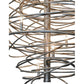 Meyda Lighting Cyclone 73" 36-Light Pewter Chandelier With Faux Candlelight