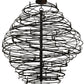 Meyda Lighting Cyclone 79" 36-Light Textured Black Chandelier