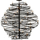 Meyda Lighting Cyclone 79" 36-Light Textured Black Chandelier