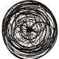 Meyda Lighting Cyclone 79" 36-Light Textured Black Chandelier