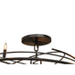 Meyda Lighting Cyclone 79" 36-Light Textured Black Chandelier