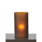 Meyda Lighting Cylindre 3" Frosted Matte Amber Shade Glass