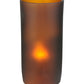 Meyda Lighting Cylindre 3" Frosted Matte Amber Shade Glass