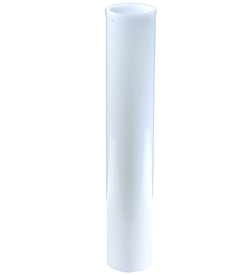 Meyda Lighting Cylindre 3" White Glass Shade