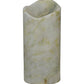 Meyda Lighting Cylindre 3" White & Light Green Jadestone Shade