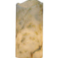 Meyda Lighting Cylindre 3" White & Light Green Jadestone Shade