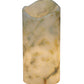 Meyda Lighting Cylindre 3" White & Light Green Jadestone Shade