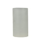 Meyda Lighting Cylindre 3"W x 6"H Frosted White Shade Glass