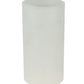 Meyda Lighting Cylindre 3"W x 6"H Frosted White Shade Glass
