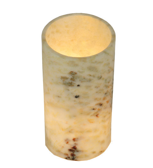 Meyda Lighting Cylindre 4" Light Green Jadestone Shade