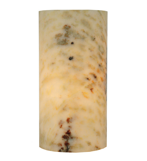 Meyda Lighting Cylindre 4" Light Green Jadestone Shade